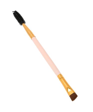Double Ended Eyebrow & Eyelash Brush - Angled Eyebrow Makeup Brush in Pink | Perfect for Flawless Cosmetics! - Buy Online on GoSupps.com