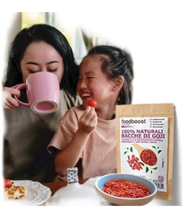 Foodboost Goji Berries 500g - 100% Natural from Selected Crops - No Preservatives and Additives - Naturally Rich in Antioxidants - Buy Online on GoSupps.com