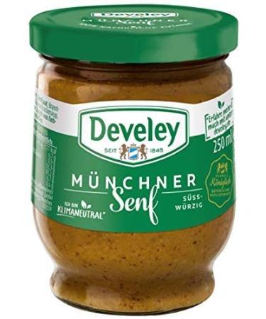 German Mustard | Munich Bavarian Mustard | Sweet & Spicy | 250 ml | Develey | Germany