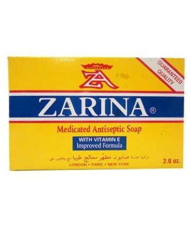 Zarina Medicated Antiseptic Soap With Vitamin E 80g