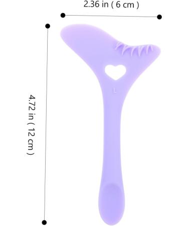 Gogogmee Eyeliner Stamp Eyeshadow Applicators Postage Stamps Reusable Eyelash Stencils Multifunction Lip Line 12.00X6.00X0.50CM Purple - Buy Online on GoSupps.com