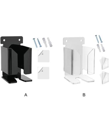 Allayu Razor Holder - Space-Saving Acrylic Razor Accessories | Durable & Exquisite Black Design for Organized Grooming - Buy Online on GoSupps.com