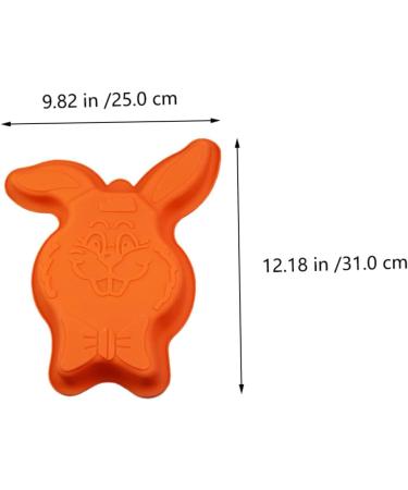 PRETYZOOM 1pc Rabbit Cake Mold Cartoon Baking Bunny Cake Mold Baking Tool Cookie Silicone Cake Chocolate Egg Mold Shortbread Easter Egg Cake Mold 3D Silica Gel Big Rabbit Single - Buy Online on GoSupps.com