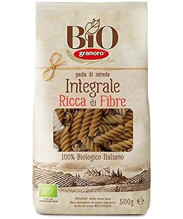  Granoro GRANORO - Organic Wholemeal Fusilli 500g - Pack of 4 - Free Delivery - Buy Online on GoSupps.com