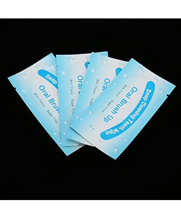 Dental Cleaning Wipes - Disposable Tooth Cleaning Wipes for Travel 50pcs Portable Dirt Removal Wipes - Buy Online on GoSupps.com