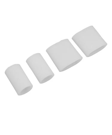Silicone Toe Separator 8Pairs - Bunion Corrector & Pain Relief - White Toe Sleeves - Buy Online on GoSupps.com