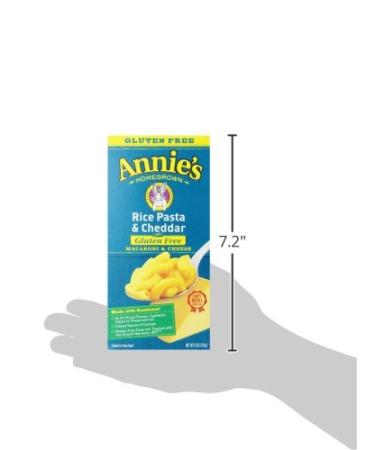 Annie's Gluten Free Macaroni and Cheese - Rice Pasta & Cheddar (12 Pack - 6 oz Each) - Buy Online on GoSupps.com