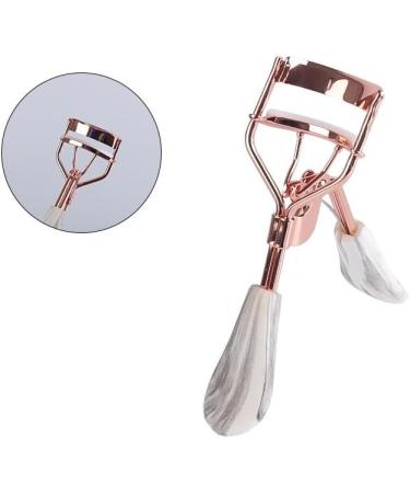 Rose Gold Draped Handle Wide Angle Eyelash Clip Practical False Eyelash Curler Beauty Tool 2pc - Buy Online on GoSupps.com