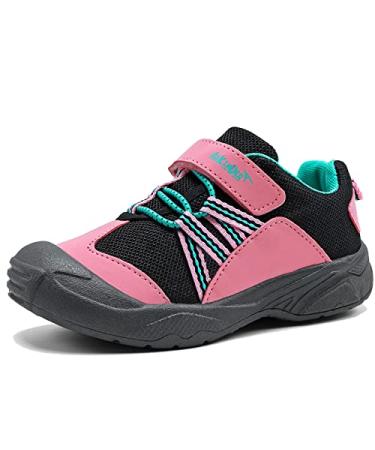 ASHION Boys Sneakers Girls Breathable Outdoor Shoes Non Slip Kids Sport Shoes (Toddler/Little Kids/Big Kids) 1 Little Kid Elegant Pink
