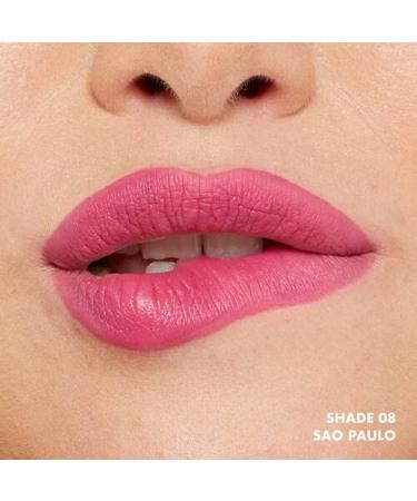 NYX Soft Matte Lip Cream - San Paulo & Bubblegum Pink | International Shipping | Plummy & Pink Shades - 0.27 fl. oz 8 ml - Buy Online on GoSupps.com