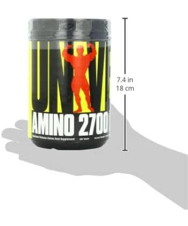 Universal Nutrition Amino 2700 - Essential Amino Acids - 350 Tablets for Optimal Performance - Buy Online on GoSupps.com