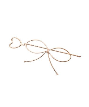 FRCOLOR Vintage Hair Clips Hollow- Out Hairpin Metal Hair Barrettes Bridal Hair Clip Metal Hair Clips Metal Hairclip Bows for Hair Womens Hair Clips Women Hair Pin Bride Wedding Headgear