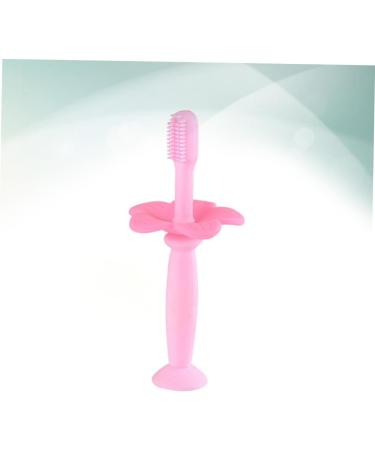 Tovinanna 2 Pack Silicone Children s Toothbrushes - Safe & Soft Baby Training Toothbrushes with Sound Protection - Pink - Buy Online on GoSupps.com