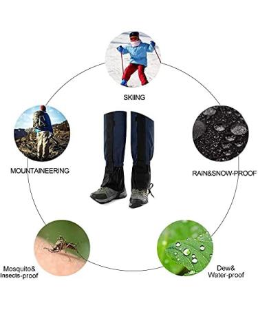 Luwint Waterproof Kids Leg Boot Gaiters Children Hiking Hunting Climbing Protective Gear for 6-12 Yrs Old Girls Boys Navy - Buy Online on GoSupps.com