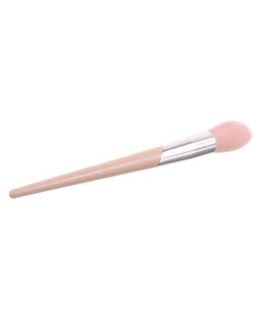 Housoutil Large Makeup Brush Flame Blush Brush Women Makeup Brush Powder Brush for Pressed Powder Make up Blush Brush for Cheeks Cosmetics Tools Miss Set Artificial Fiber Highlight Pink