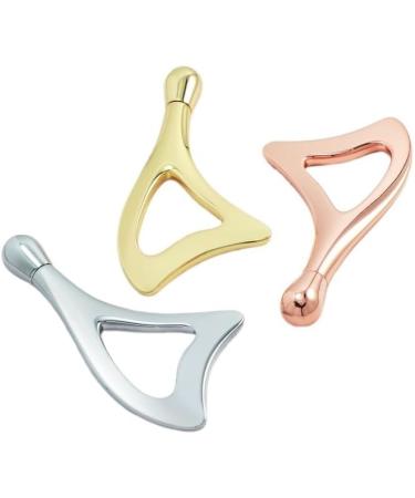 Double Head Eye Cream Massager - Silver Jaw Lifting Rollerball for Effective Eye Massage - Buy Online on GoSupps.com
