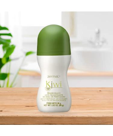 Zermat Kiwi Roll-On Deodorant for Men & Women - 24h Antiperspirant (2.82 Oz) - International Shipping - Buy Online on GoSupps.com