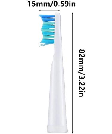 5x Replacement Brushes for Fairywill FW-D7/D8/FW-507/FW-508/FW-551/FW-515/2011/917/959 - High Quality 5pc White Brushes - International Shipping Available - Buy Online on GoSupps.com