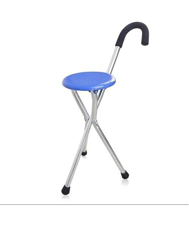 Walking Stick with Seat Folding Cane Crutch Stool Elderly Triangle Walking Aluminum Alloy Function Cane Lightweight Portable Anti-Skid Crutches Gift of Love for Elderly Gift Innovate - Buy Online on GoSupps.com