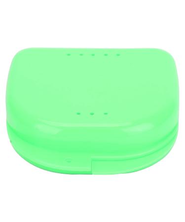 Denture Bathing Box with Ventilation Holes - Green Denture Holder Case for Orthodontic Retainers & Artificial Teeth | International Shipping - Buy Online on GoSupps.com