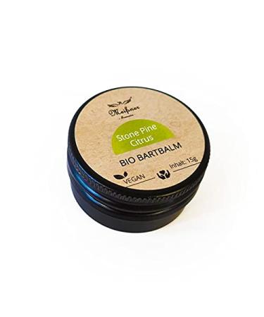 Meissner Tremonia Balsam-Barba Stone Pine Citrus Mini Size Bio and Vegan formulated beard balm to supply and nourish the skin with moisture and soften the beard and against dryness