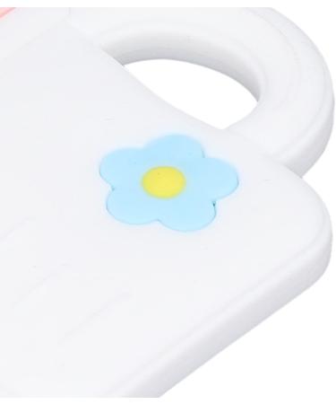 LBEC Cartoon Bottle Shaped Silicone Teether | Easy Grip Baby Bath Gift | International Shipping - Buy Online on GoSupps.com