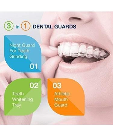 Night Guards for Teeth Grinding and Bruxism - 4 Pcs Mouth Guard for Sleep and Teeth Clenching - Buy Online on GoSupps.com