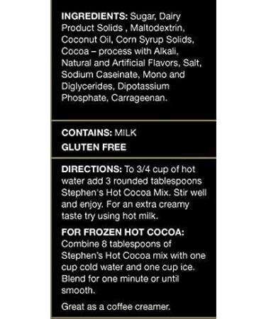Stephen's Gourmet Hot Cocoa  Chocolate Mint Truffle - 1lb. Canister Mint 1 Pound (Pack of 1) - Buy Online on GoSupps.com