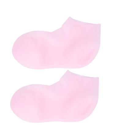 NUSITOU 1 Pair Protective Socks Hard Skin Repair Socks Silicone Heel Socks Moisture Socks for Dry Feet Silicone Socks for Women Heels for Women Miss Pink Nursing Socks Care Sebs