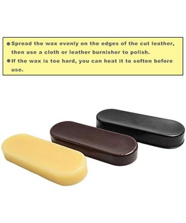 ZLKSKER Leather Edging Sealing Wax - Transparent | Leather Burnishing Tool for Carving & Working - Buy Online on GoSupps.com