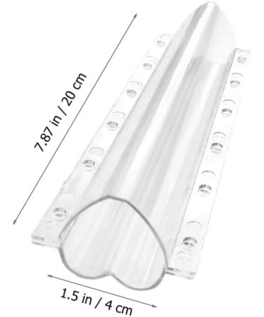 Balacoo 6 Pcs Shaped Growth Mold Heart Silicone Molds Cucumber Growth Bouillon Plastic Child Plant Chocolate Transparent Colorx3pcs 20x6.5cmx3pcs - Buy Online on GoSupps.com