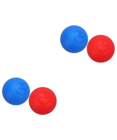 Solustrie 4 pieces deep massage massage roller depth tissue massage ball foot Exercise Mobility balls Fasciitis foot roller trigger point massage plantar fasciitis massage device yoga body scroll wheel