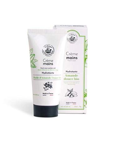 Hand cream with organic almond oil (Huile d' Amande Douce) 75ml