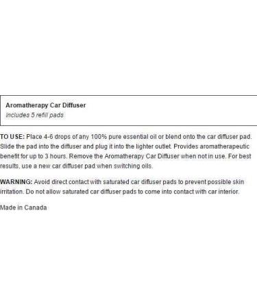 Aura Cacia Aromatherapy Car Diffuser - Enhance Your Drive with Essential Oils | International Shipping Available - Buy Online on GoSupps.com