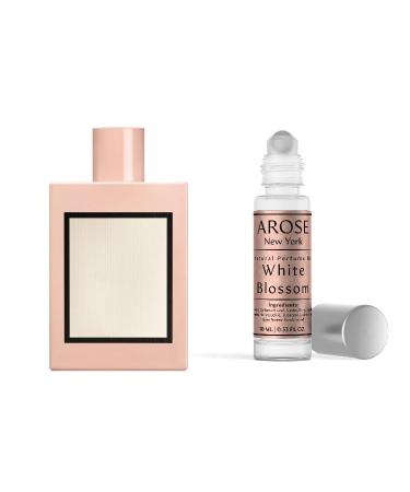 White Blossom Perfume Oil Alcohol-free Vegan 10 ml Pocket Size Travel Size long-lasting Fragrance Inspired by Bloom - LARGE BOTTLE NOT INCLUDED