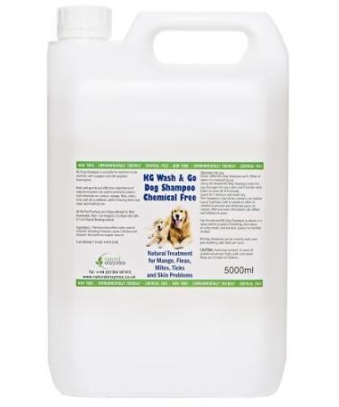 KG Wash & Go No Rinse Pet Shampoo 5000ml. Rids & Protects from Mange Fleas Ticks Mites & Itchy Skin Problems Promotes Hair Re-Growth. SLS Paraben Pesticide & Chemical Free - Buy Online on GoSupps.com