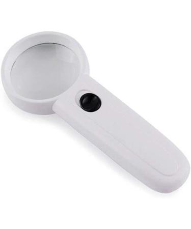 LED Handheld 5X Glass with Light for Children Reading Books Newspapers Maps Crafts White 56 * 145mm Made in China - Buy Online on GoSupps.com