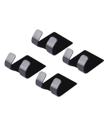 Zerodeko 4 pieces of razor hookers Pocket holder hook for storing the razor shower hook mobile phone holder for the shower shaver holder toothbrush cabinet cupboard child stainless steel