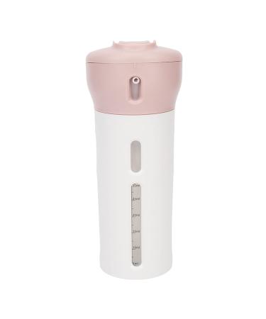 4-in-1 Liquid Dispenser Travel Bottles - Leak-Proof Transparent Portable Shampoo & Conditioner Set (Pink) | International Shipping Available - Buy Online on GoSupps.com