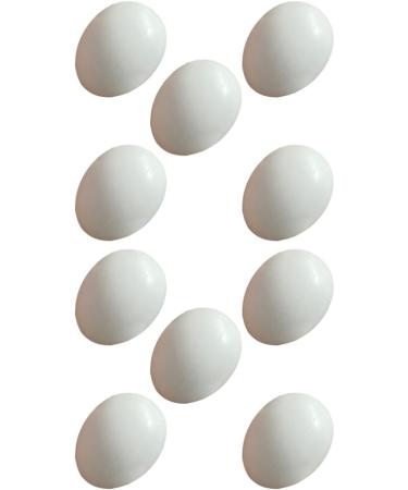 10Pcs Plastic Eggs - Simulated Bird Eggs for Parrots & Racing Pigeons | Bird Supplies Worldwide Shipping - Buy Online on GoSupps.com