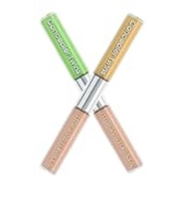 Physicians Formula - Conceal Twins Cream Concealer - Concealer as a cream combines skin -colored and green concealer - covered stains scars and impurities - waterproof - Green/Light edition 2023 Green/Light