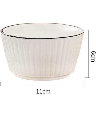 VERDDE Bowls Cereal Bowl Ceramic Bowls Set for Kitchen 4.5'' Small Serving Bowls for Dessert Rice Prep Side Soup Oatmeal. - Buy Online on GoSupps.com
