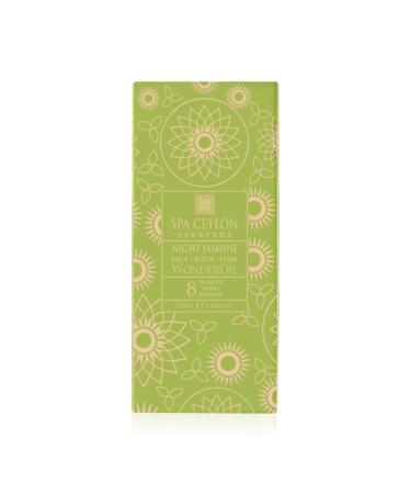SPA CEYLON Wonder Oil Night Jasmine | Organic Moisturizing Body Oil | Ayurvedic Skin & Hair Vitality | Vegan & Non-Greasy | International Shipping - Buy Online on GoSupps.com