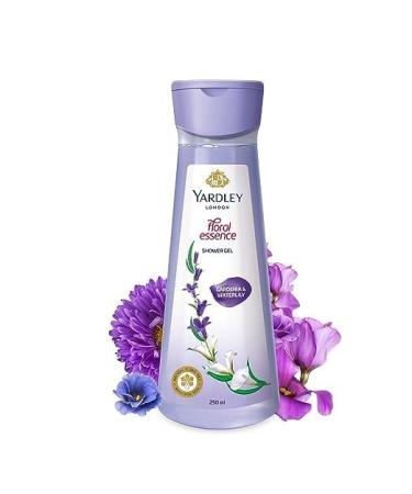 London Floral Essence Shower Gel Gardenia & Waterlily 250ml White