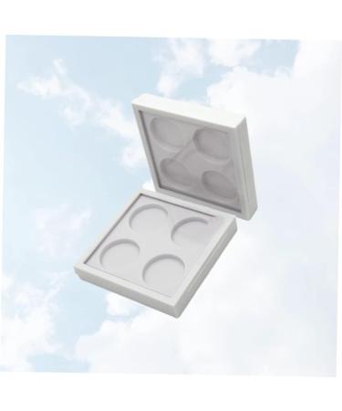 Outanaya 2pcs 4 Eyeshadow Case Eyeshadow Pan Holder Eyeshadow Palette Eyeshadow Containers Empty White - Buy Online on GoSupps.com