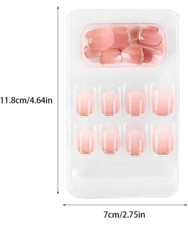 dijiusidy False Nail Fashionable Various Shapes Fingernail Full Coverage Strong Viscosity Adjustable Paster for Manicure Art 9 F741 9 1 count (Pack of 1) - Buy Online on GoSupps.com