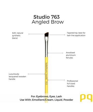 Bdellium Tools Studio Series Angled Brow 763 - Professional Makeup Brush - Buy Online on GoSupps.com