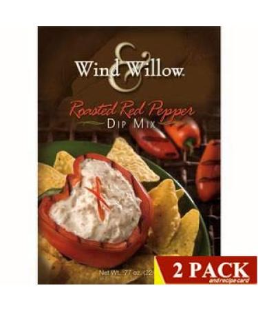 Wind & Willow Gourmet Dip Mix 2-Packs (Roasted Red Pepper Dip Mix)