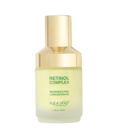 Retinol Complex Regenerating Concentrate Face Lotion with 9% Encapsulated Retinol Hydrates Balances Refines Brightens and Regenerates. Improves Skin Firmness & Decreases Lines Wrinkles and Redness