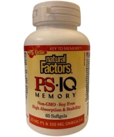 Natural Factors PSIQ Memory 60 Softgels - Buy Online on GoSupps.com